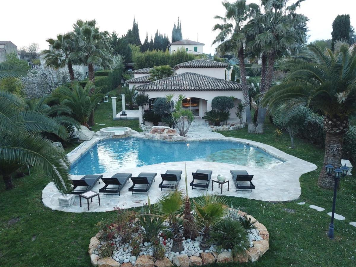 Luxueuse Villa Piscine Et Jacuzzi Saint-Paul-de-Vence Buitenkant foto